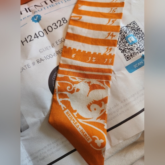 COA Hermes Twilly Orange and Blue - Picture 3 of 15